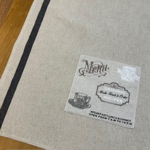 Chemin de table lin vintage7